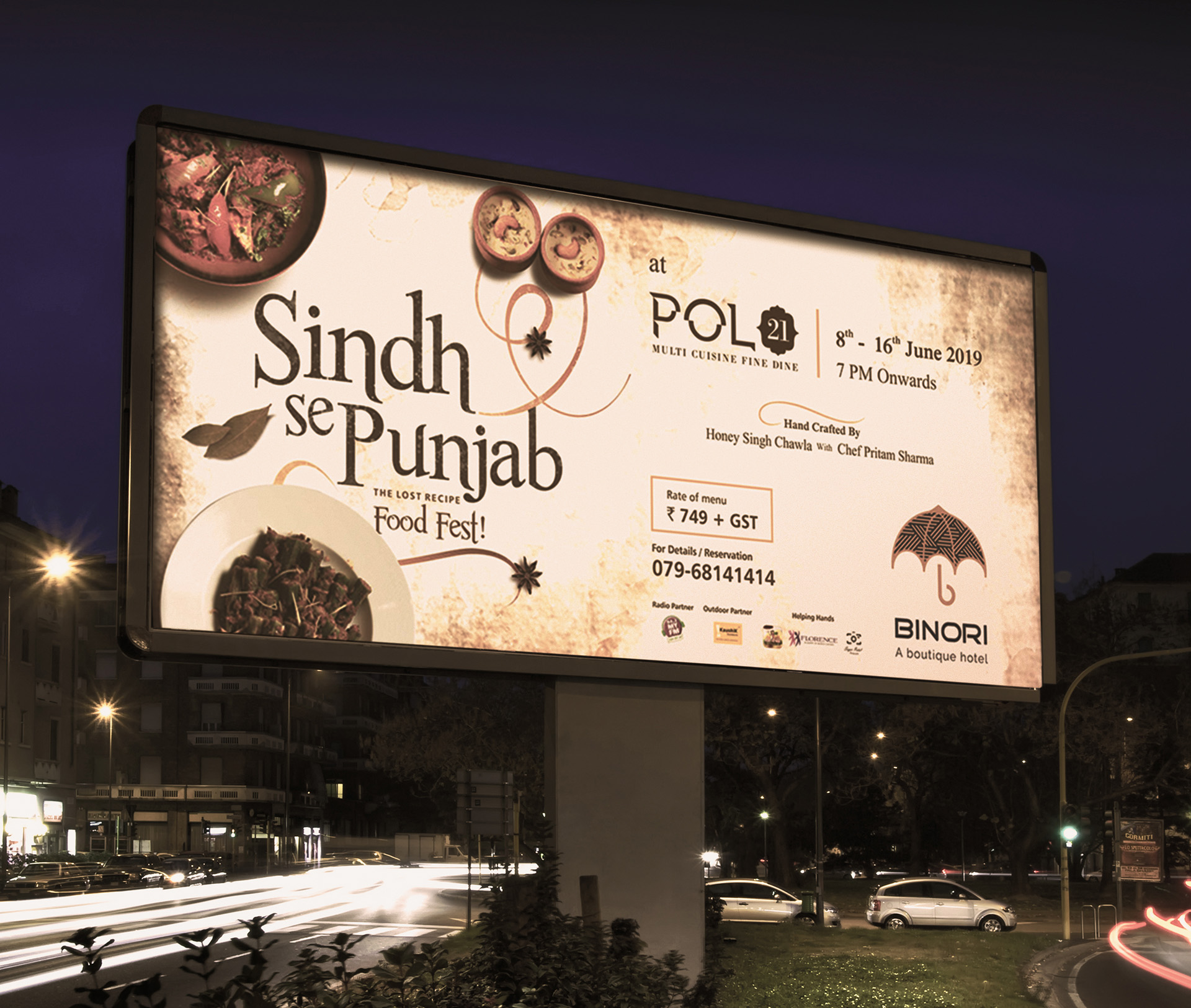 Binori Night Hoarding