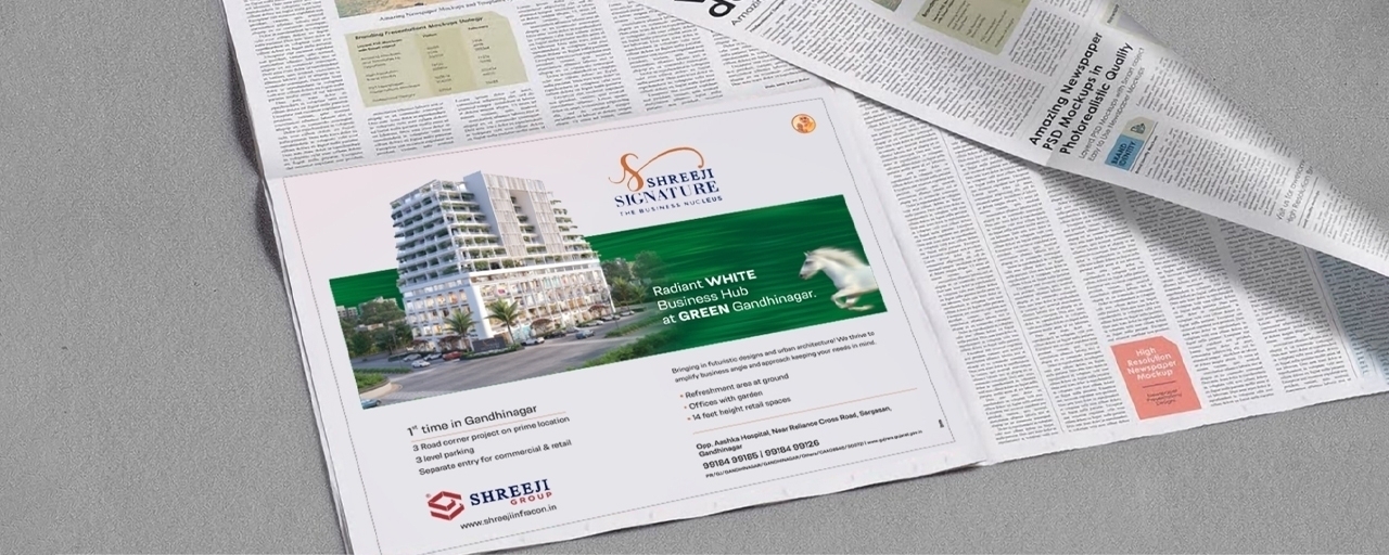 Shreeji Signature Newspaper Ads