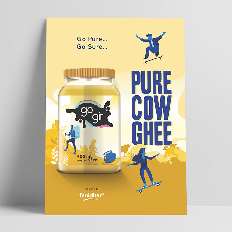 Go Ghee Packing Poster